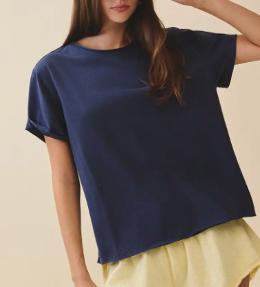 Easy Does It Basic Tee (Midnight Navy)