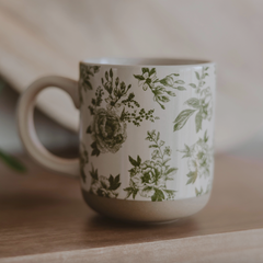 Delft Green Stoneware Mug