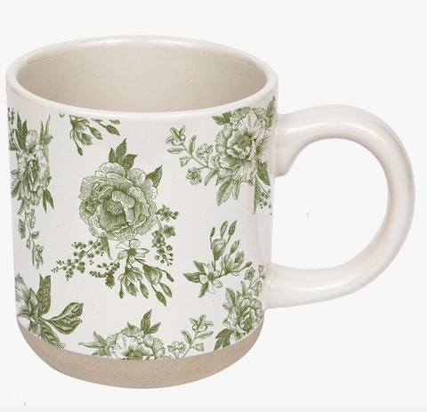 Delft Green Stoneware Mug