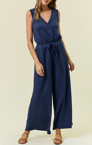 Travel Well Jumpsuit - Midnight