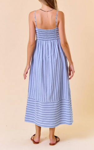 Seaside Blue Stripe Dress
