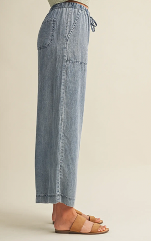 Vintage Wash Drawstring Pant
