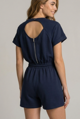 Bring It Back To You Romper (Midnight)