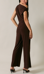 Espresso Asymmetrical Jumpsuit