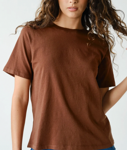 A tried and true classic. This simple tee is made with supima cotton tha...