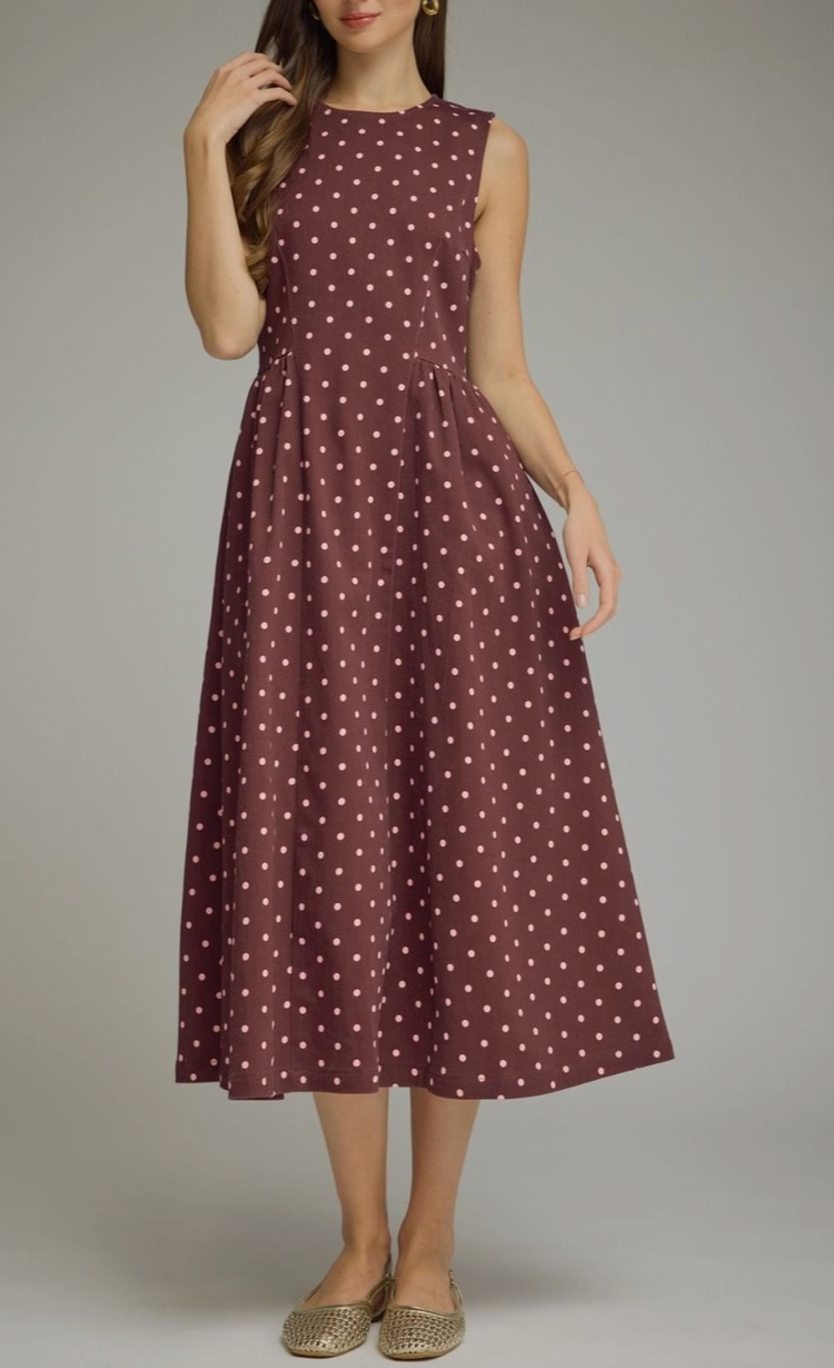 It's Giving The Notebook Dress (Burgundy)