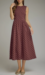 It's Giving The Notebook Dress (Burgundy)