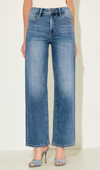 HIDDEN Medium Wash Classic Straight Denim (Aurora)