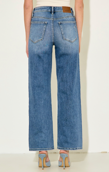 HIDDEN Medium Wash Classic Straight Denim (Aurora)
