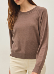 On My Way Back Raglan Sweater (Brown)