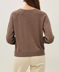 On My Way Back Raglan Sweater (Brown)