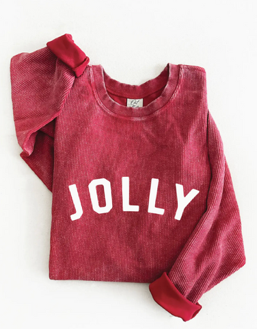 (PRE-ORDER) Jolly Thermal Pullover (Red)