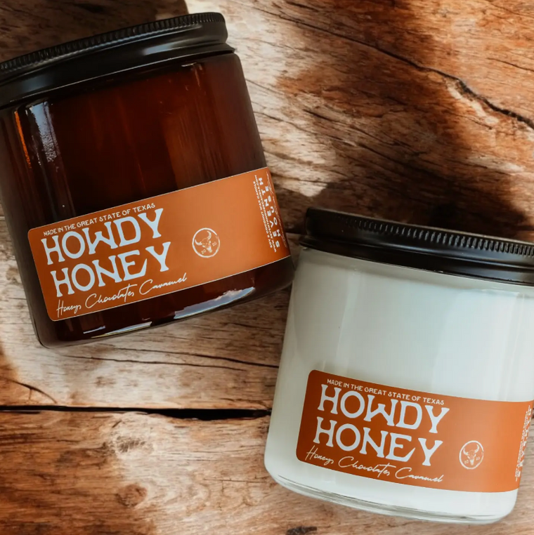 Howdy Honey - Vanilla Caramel & Honey Candle