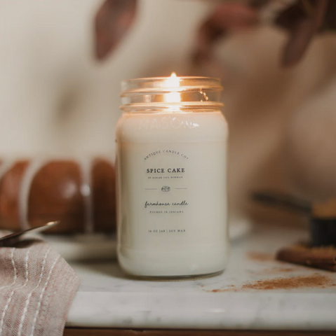 Spice Cake 16oz Mason Jar Candle