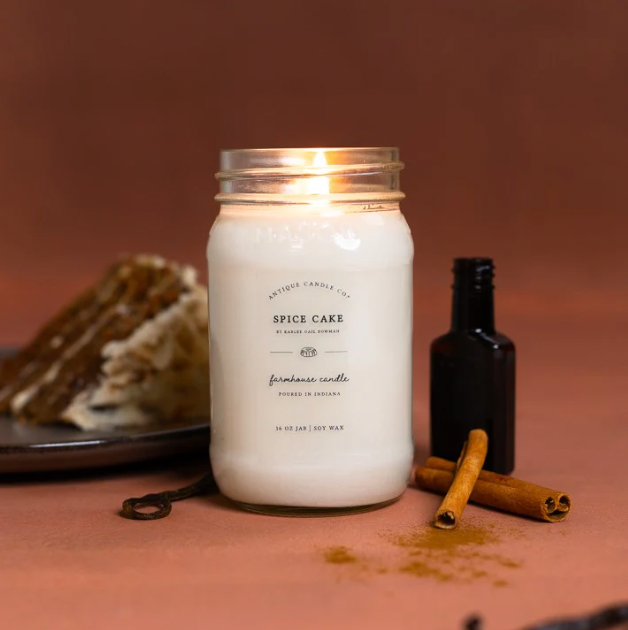 Spice Cake 16oz Mason Jar Candle