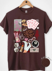You Make Me Feel Like Dancing Graphic Tee (Russet)
