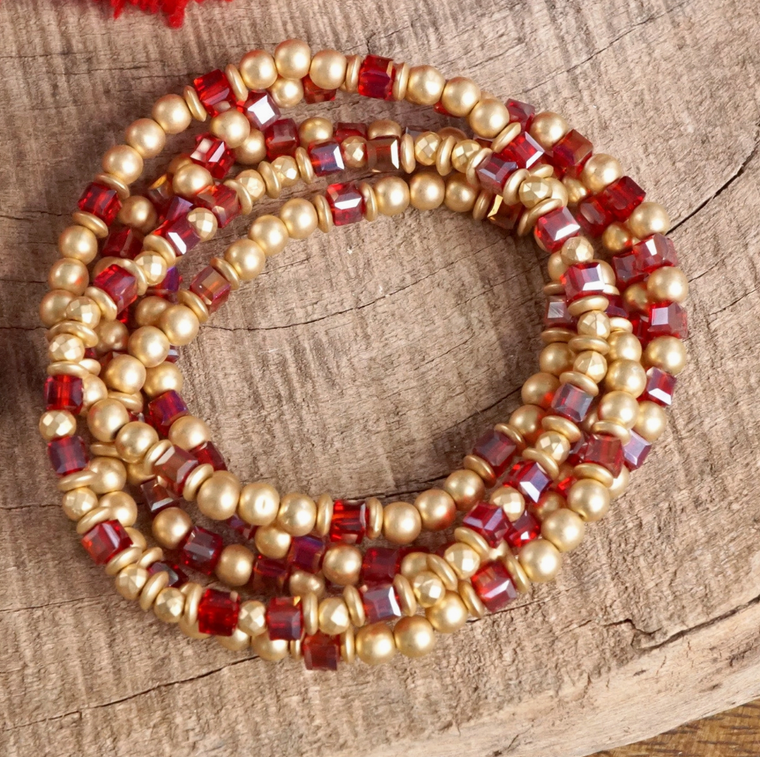 Set Of Five Bracelets - Amanda