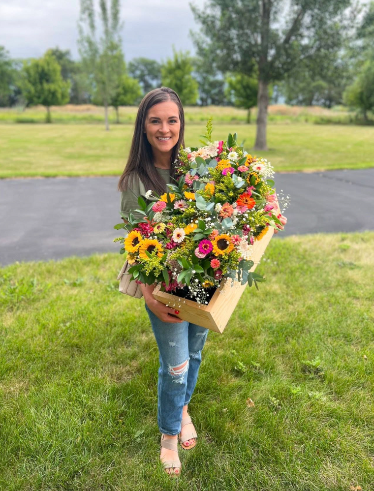 10 Weeks Of Three Sister Blooms Wrapped Arrangements