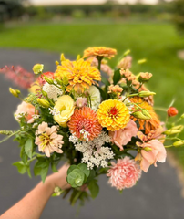 Monthly Subscription (FOUR Arranged Mason Jar Bouquets)