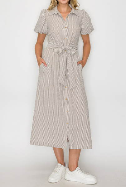 State Of Grace Stripe Dress