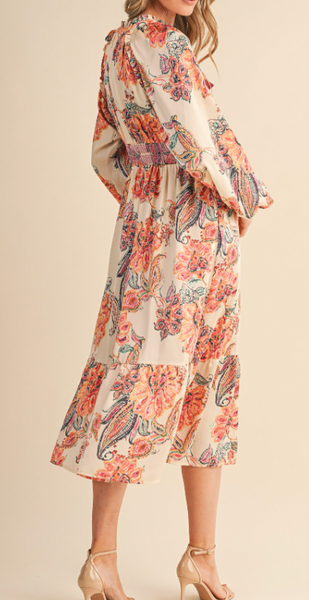 Spring In Her Step Paisley Dress