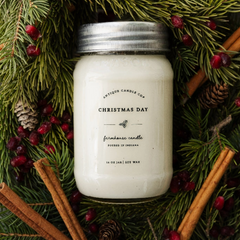 (PRE-ORDER) Christmas Day 16oz Mason Jar Candle