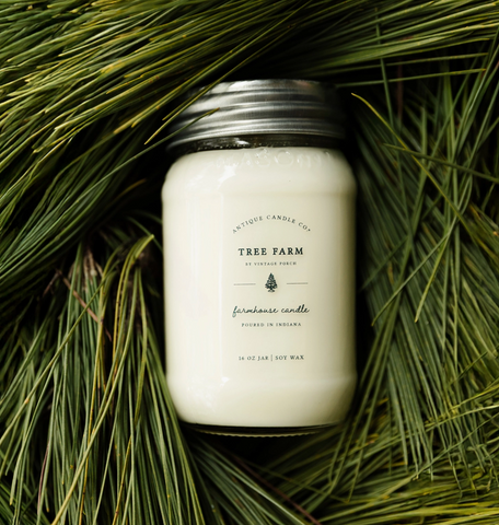 (PRE-ORDER) Tree Farm 16oz Mason Jar Candle