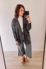 Seasonal Delight Cardigan (Charcoal)
