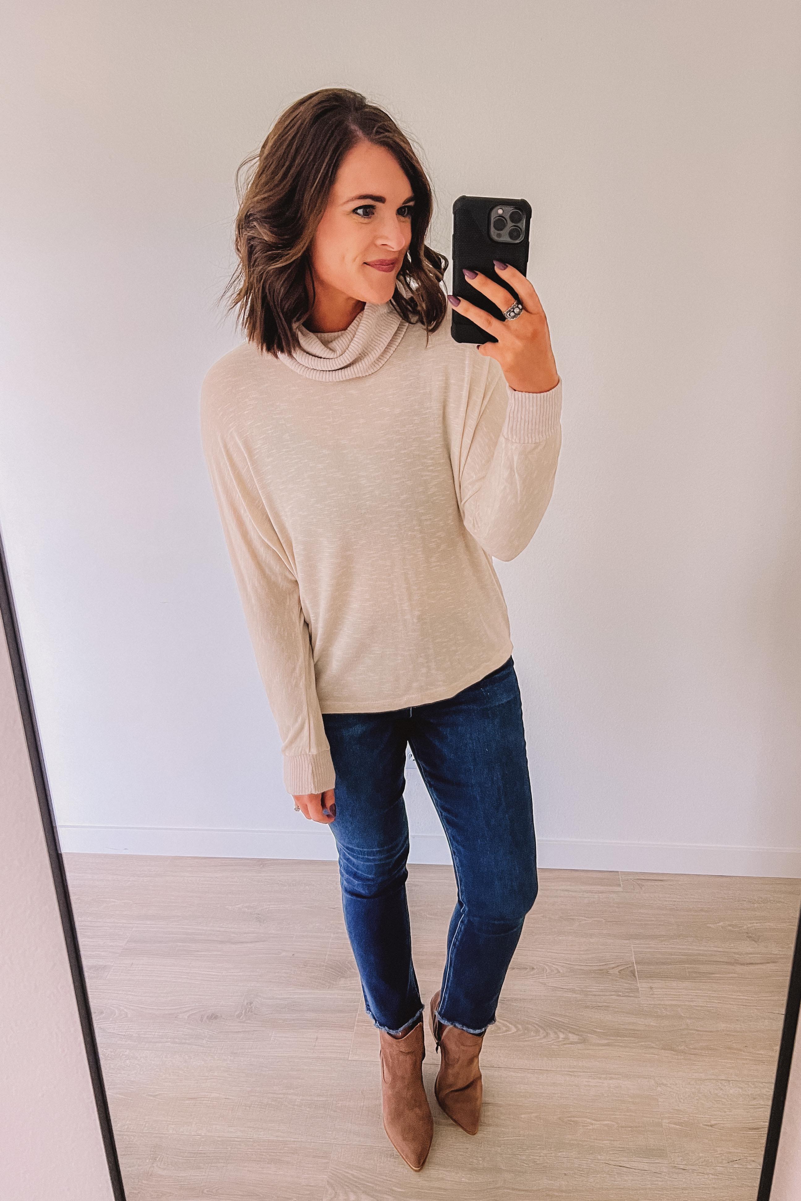 Slow Fade Cowl Neck
