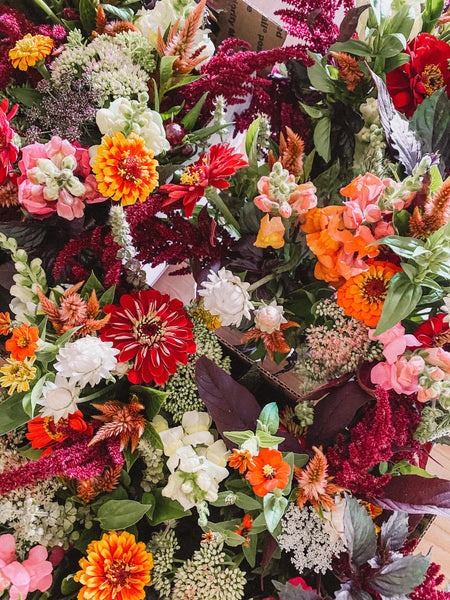 THREE MASON JAR Bouquet  Subscription (During the months of July-September)