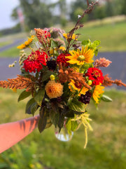 Monthly Subscription (FOUR Arranged Mason Jar Bouquets)