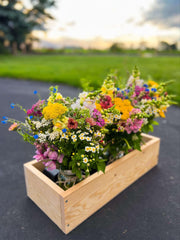 Monthly Subscription (FOUR Arranged Mason Jar Bouquets)