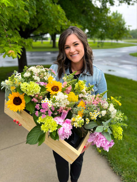 Monthly Subscription (FOUR Arranged Mason Jar Bouquets)