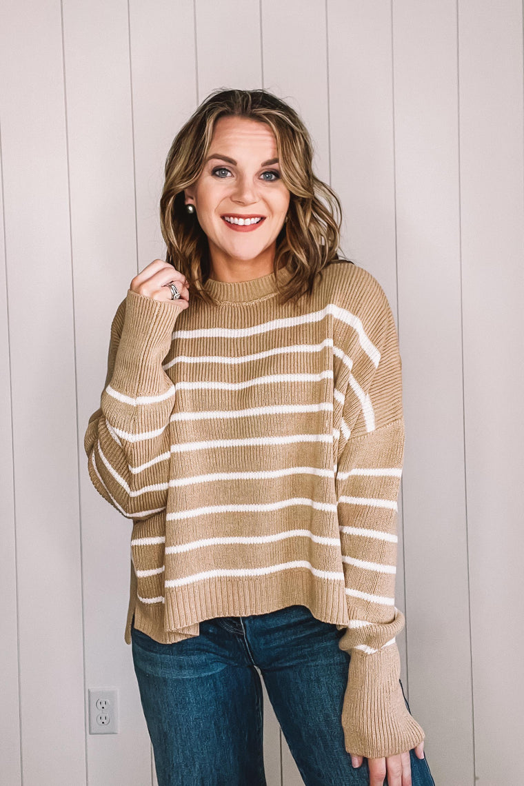 Irresistible Charm Sweater (Latte)