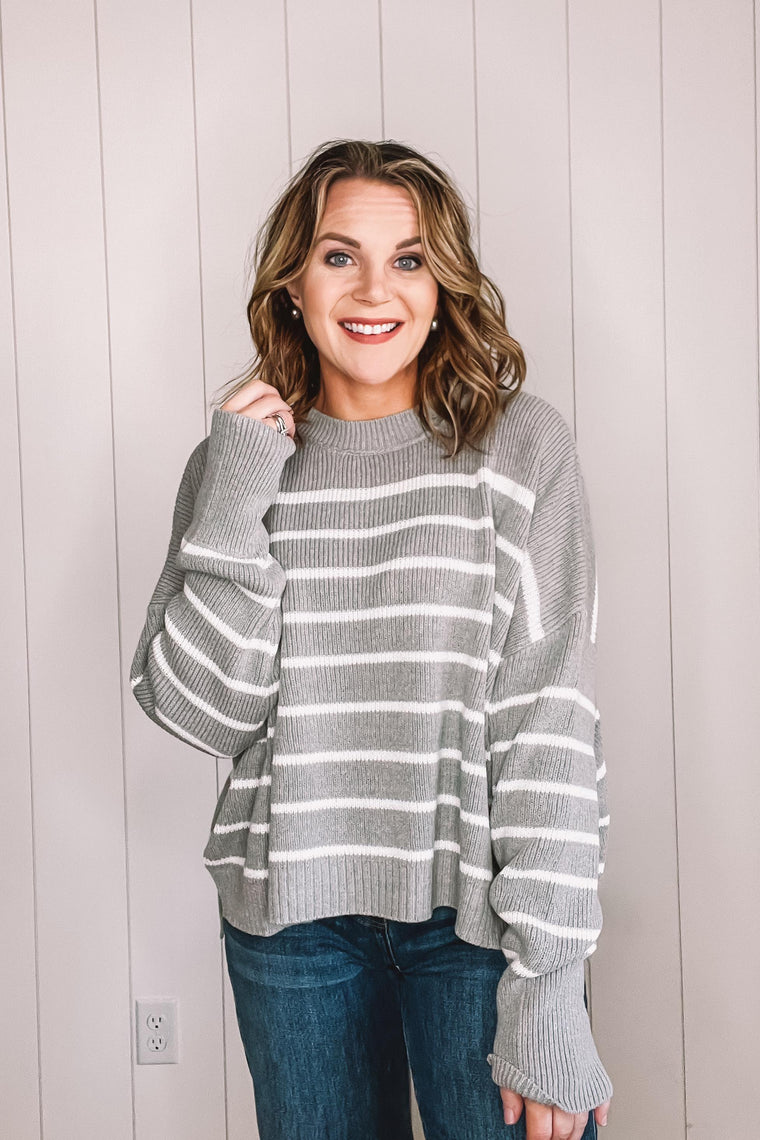 Irresistible Charm Sweater (Grey)