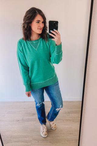 Mood Booster Pullover (Mint)