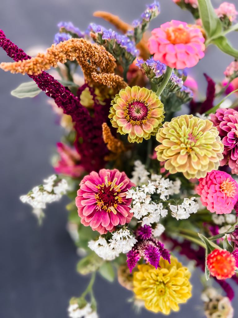 THREE MASON JAR Bouquet  Subscription (During the months of July-September)
