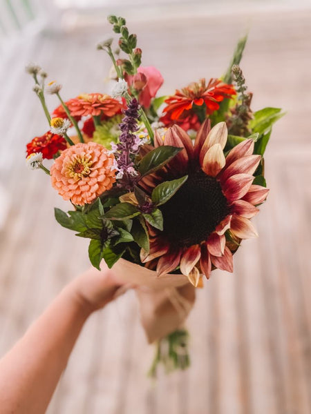 THREE MASON JAR Bouquet  Subscription (During the months of July-September)