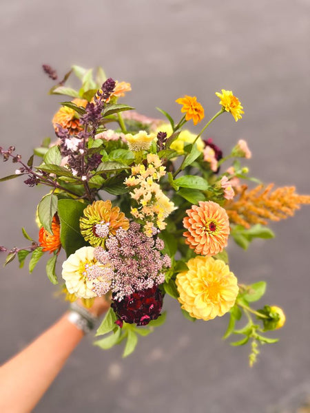 THREE MASON JAR Bouquet  Subscription (During the months of July-September)