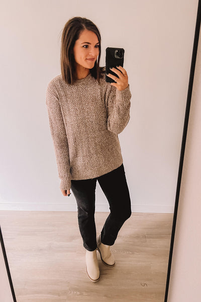 Toasty & Warm Sweater (Mocha)