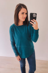 Cozy Town Sweater (Teal)
