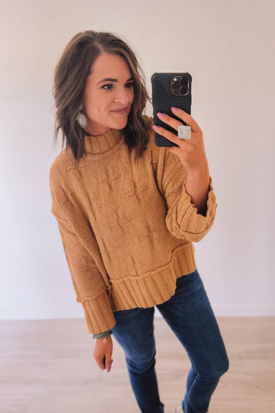 Walk By Faith Sweater (Camel)