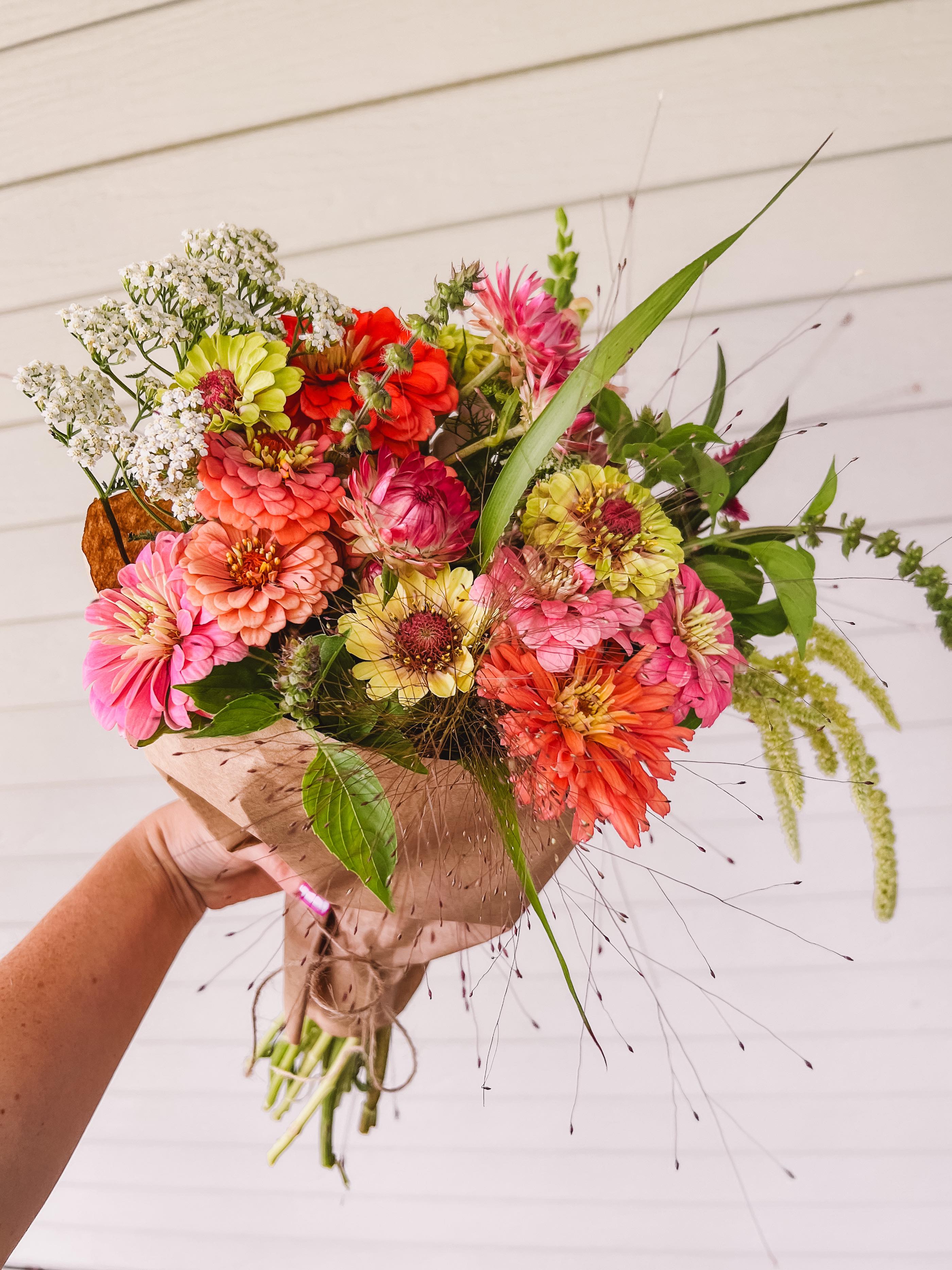 WRAPPED Flower Bundle