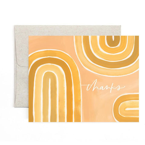 Arches Thanks Greeting Card