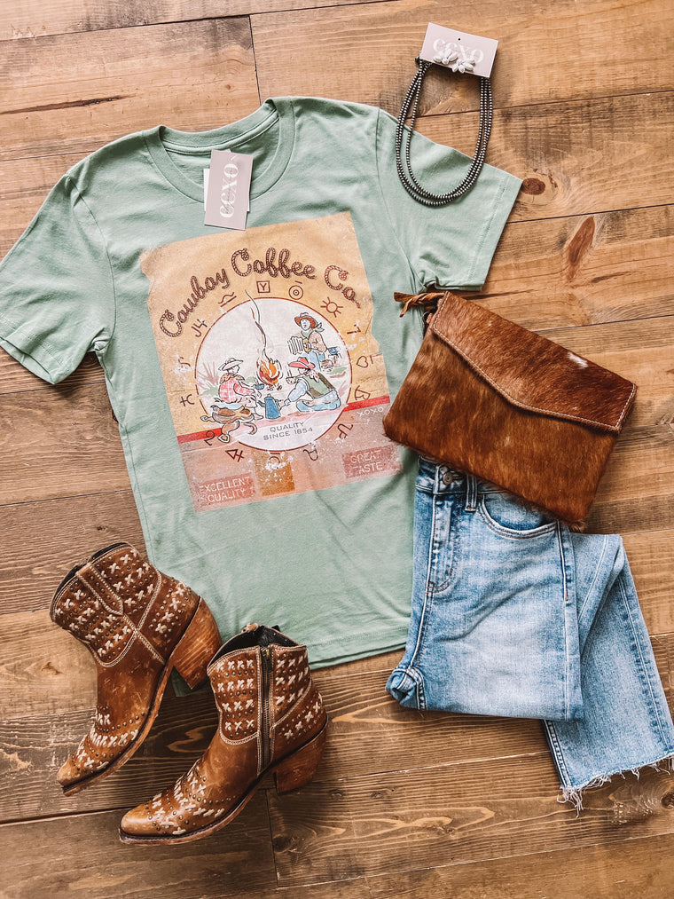 (SALE) Cowboy Coffee Co Graphic Tee
