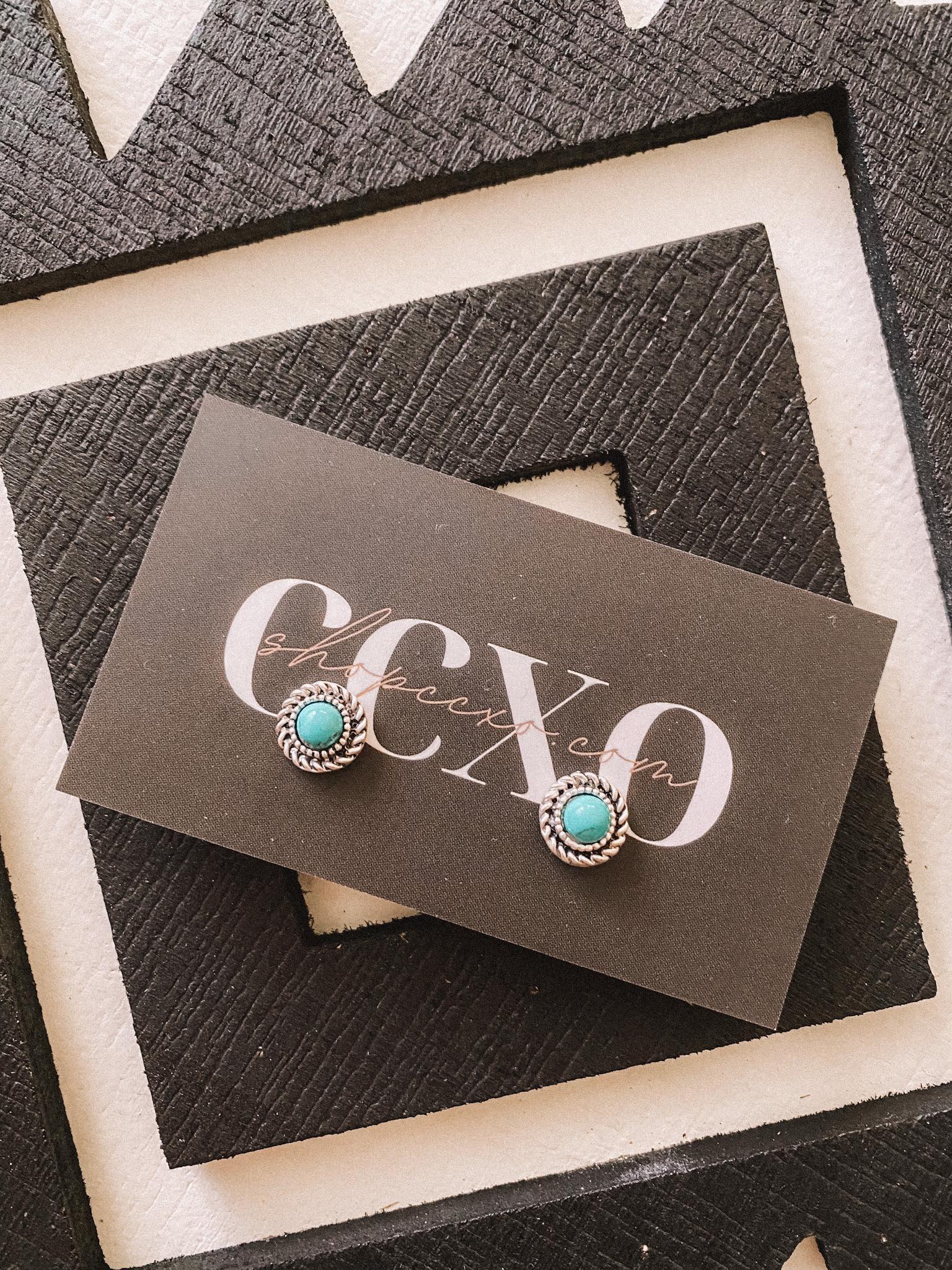 Little Big Town Earrings (Turquoise)