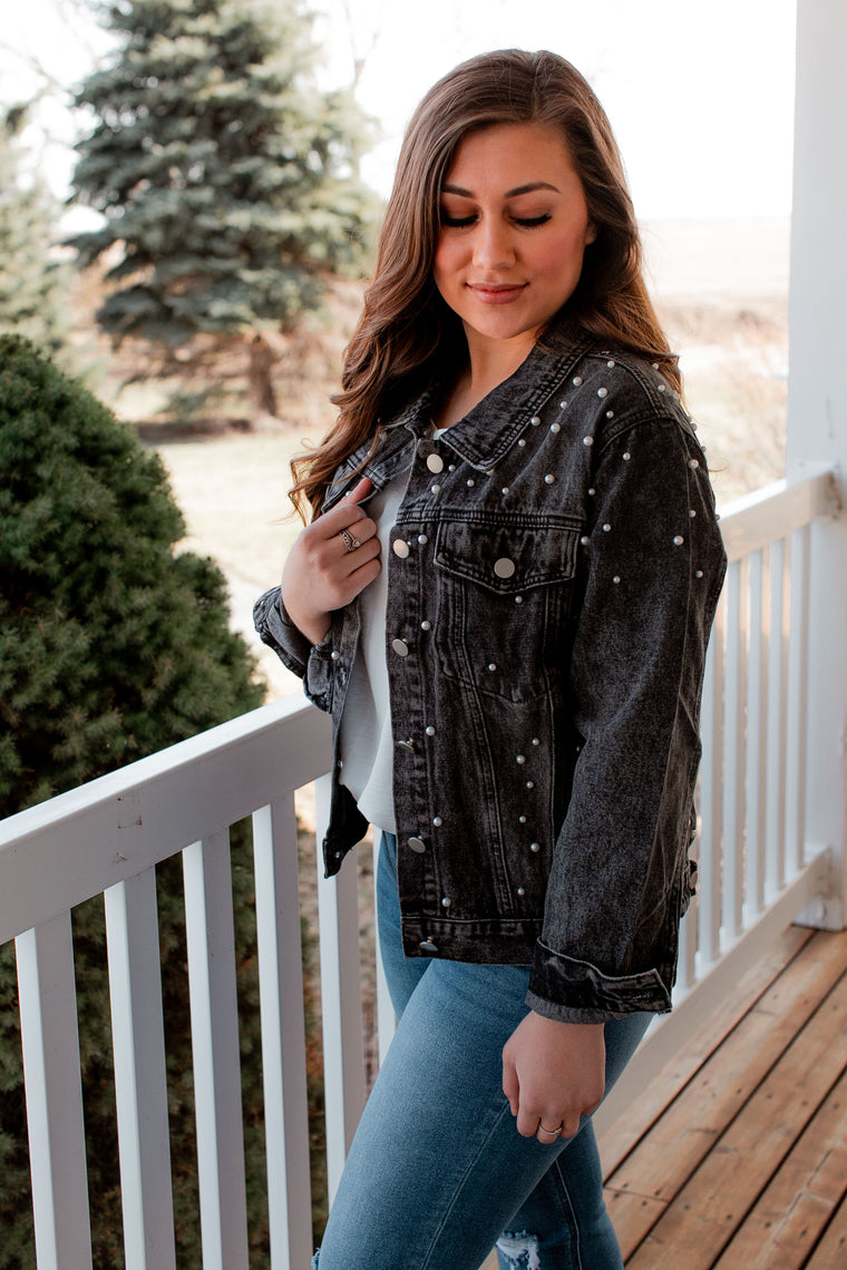 Pearly Girl Denim Jacket