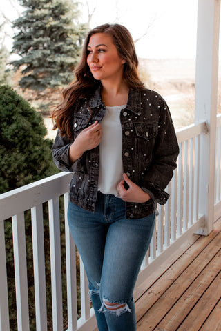 Pearly Girl Denim Jacket