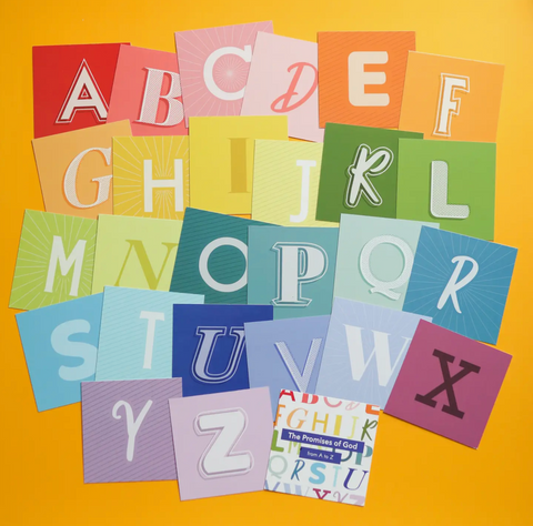 A to Z Promises Of God Kids Cards