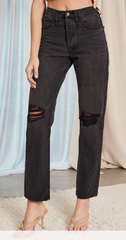 KanCan Black Wash Straights (Lizzie)